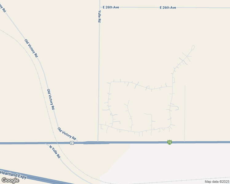 map of restaurants, bars, coffee shops, grocery stores, and more near 1850 Ajax Street in Strasburg