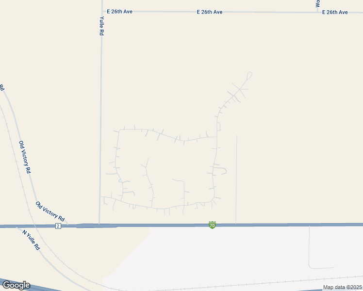 map of restaurants, bars, coffee shops, grocery stores, and more near 52730 East 19th Avenue in Strasburg