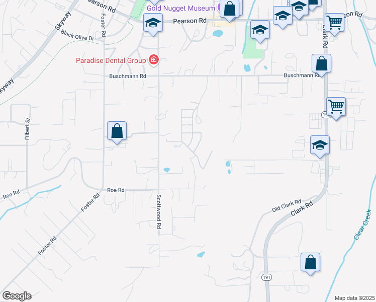 map of restaurants, bars, coffee shops, grocery stores, and more near 418 Plantation Drive in Paradise