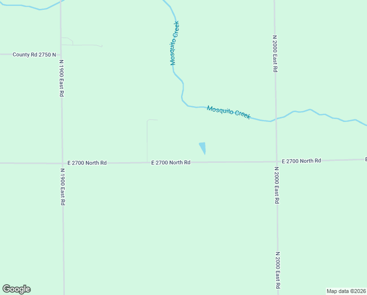 map of restaurants, bars, coffee shops, grocery stores, and more near 1955 East 2700 North Road in Blue Mound