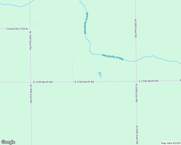 map of restaurants, bars, coffee shops, grocery stores, and more near 1955 East 2700 North Road in Blue Mound