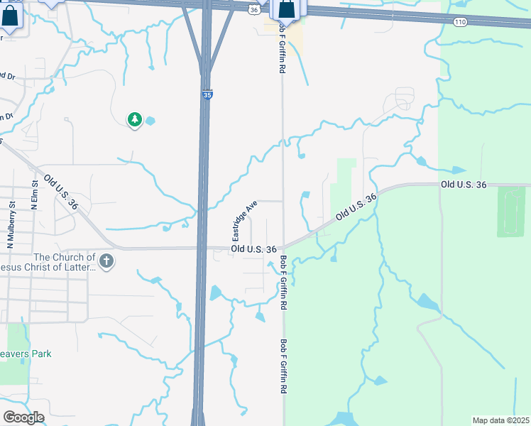 map of restaurants, bars, coffee shops, grocery stores, and more near 606 Short Avenue in Cameron