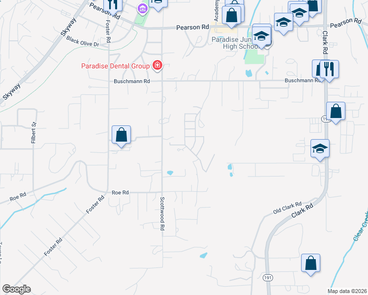 map of restaurants, bars, coffee shops, grocery stores, and more near 408 Plantation Dr in Paradise
