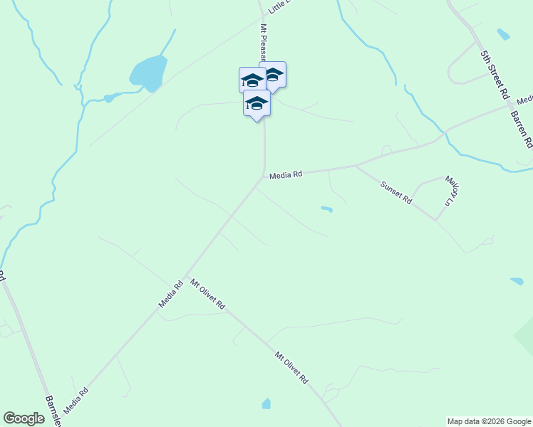 map of restaurants, bars, coffee shops, grocery stores, and more near 595 Media Road in Oxford
