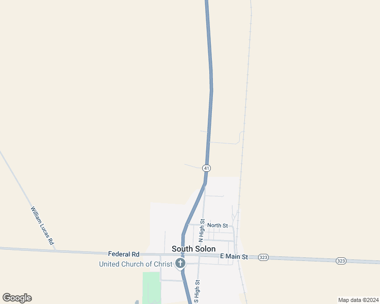 map of restaurants, bars, coffee shops, grocery stores, and more near in South Solon