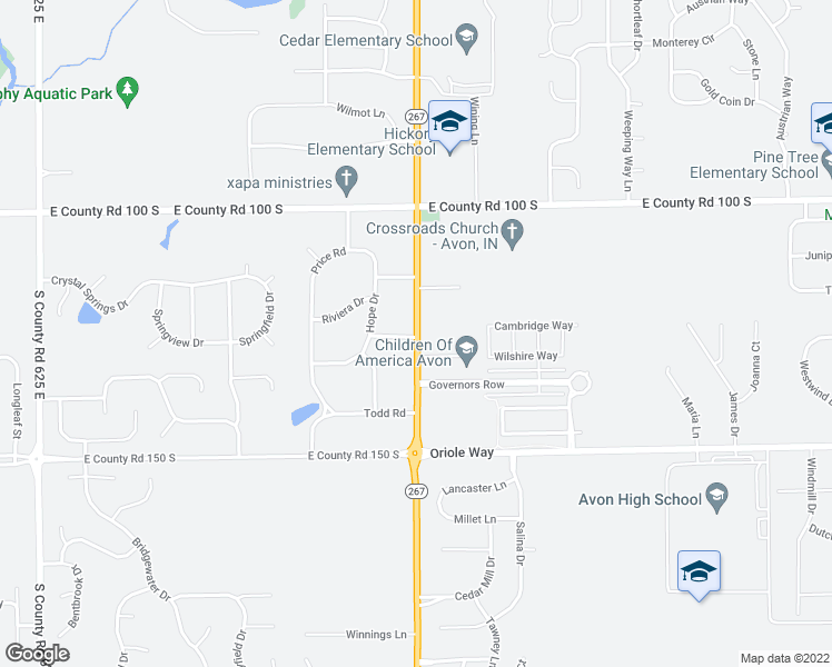 map of restaurants, bars, coffee shops, grocery stores, and more near 1254 Avon Avenue in Avon