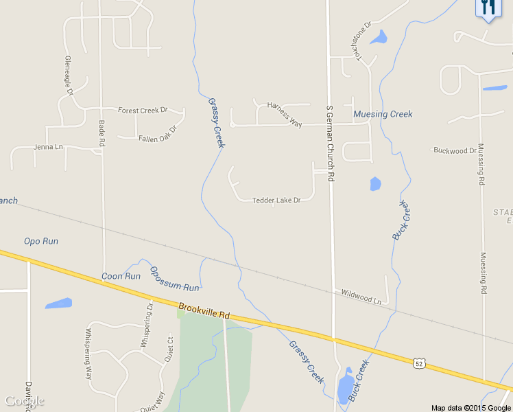 map of restaurants, bars, coffee shops, grocery stores, and more near 10737 Tedder Lake Drive in Indianapolis