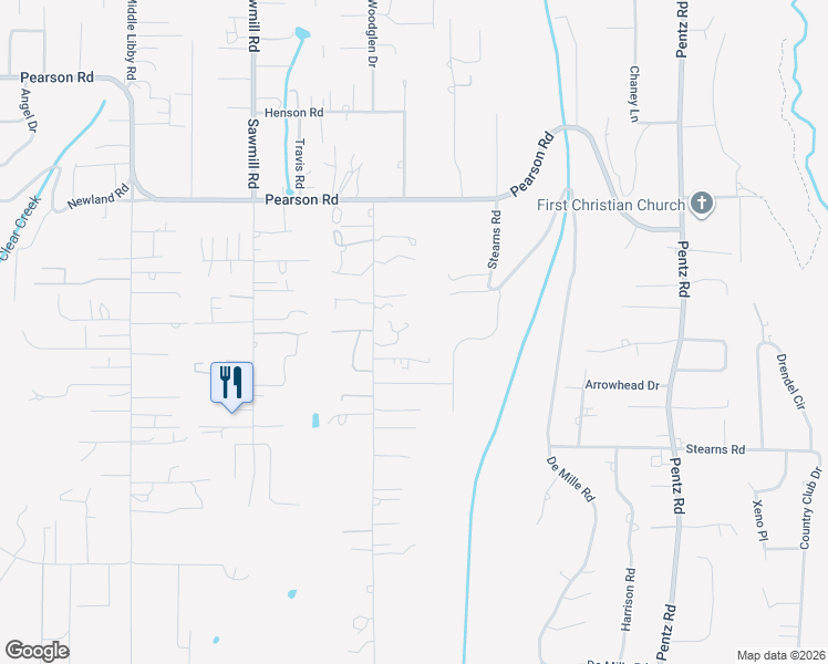 map of restaurants, bars, coffee shops, grocery stores, and more near 1640 Louie Lane in Paradise