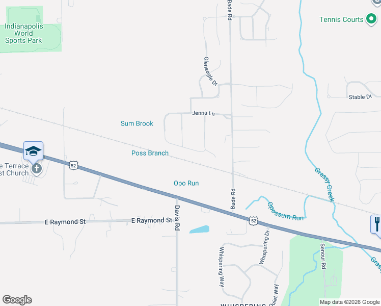 map of restaurants, bars, coffee shops, grocery stores, and more near 1829 Mandolin Way in Indianapolis