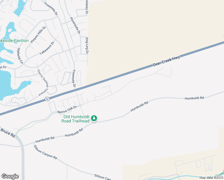 map of restaurants, bars, coffee shops, grocery stores, and more near 3115 Steiner Lane in Chico