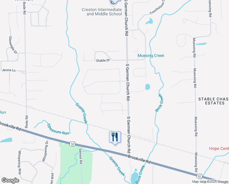 map of restaurants, bars, coffee shops, grocery stores, and more near 10856 Tedder Lake Drive in Indianapolis