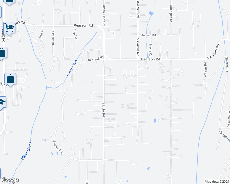 map of restaurants, bars, coffee shops, grocery stores, and more near 1421 West Dottie Lane in Paradise