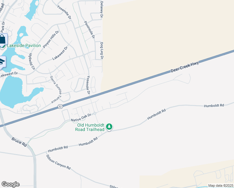 map of restaurants, bars, coffee shops, grocery stores, and more near 4439 Highway 32 in Chico