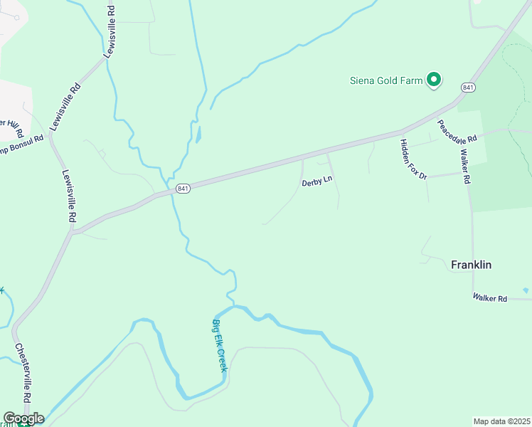map of restaurants, bars, coffee shops, grocery stores, and more near 108 Preakness Court in Lincoln University