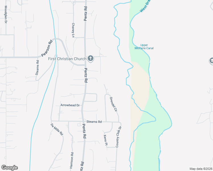 map of restaurants, bars, coffee shops, grocery stores, and more near 5446 Jensen Court in Paradise