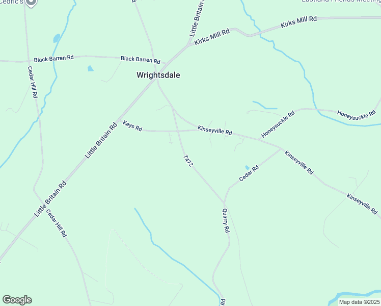 map of restaurants, bars, coffee shops, grocery stores, and more near 139 Jubilee Road in Peach Bottom