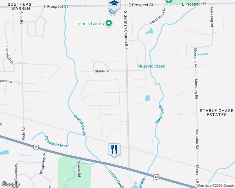 map of restaurants, bars, coffee shops, grocery stores, and more near 1836 Dogwood Lake Way in Indianapolis