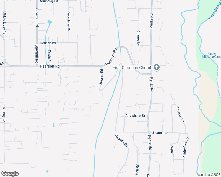 map of restaurants, bars, coffee shops, grocery stores, and more near 1880 Stearns Road in Paradise