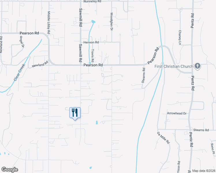 map of restaurants, bars, coffee shops, grocery stores, and more near 1598 Grey Squirrel Trail in Paradise