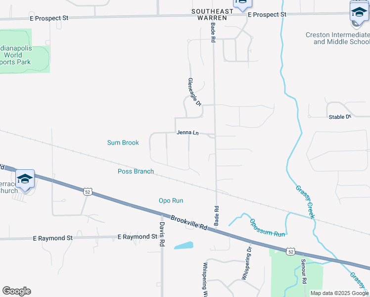 map of restaurants, bars, coffee shops, grocery stores, and more near 1838 Jessica Drive in Indianapolis