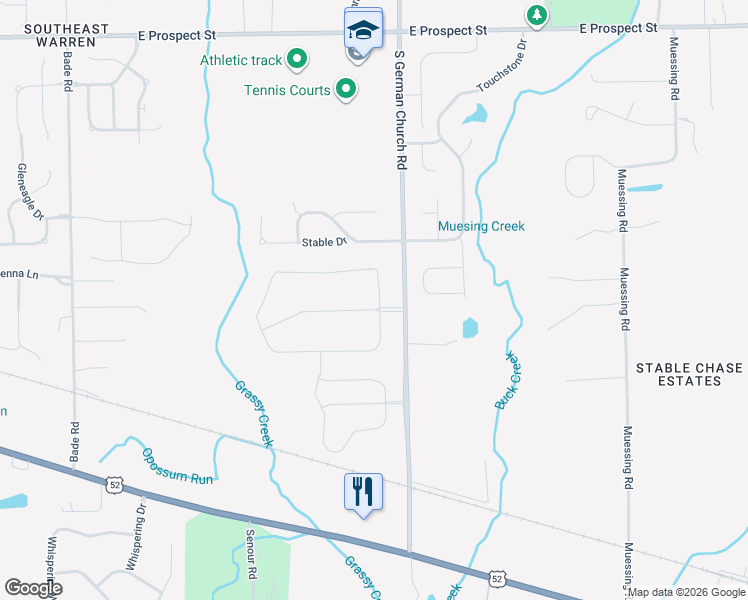 map of restaurants, bars, coffee shops, grocery stores, and more near 10914 Jimmy Lake Drive in Indianapolis