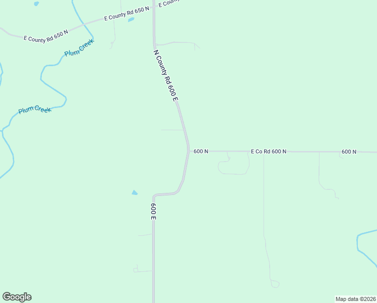 map of restaurants, bars, coffee shops, grocery stores, and more near 6201 East Co Road 600 North in Bainbridge