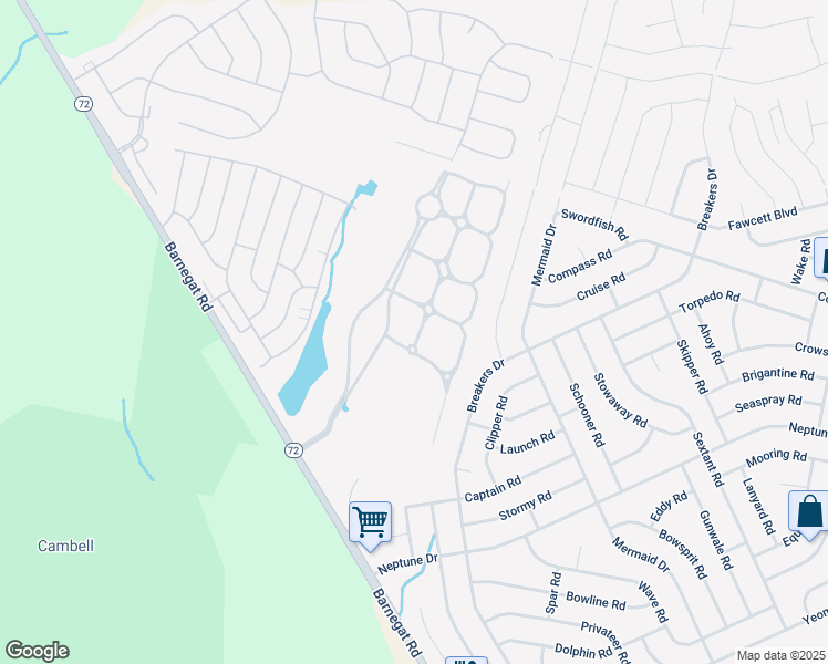 map of restaurants, bars, coffee shops, grocery stores, and more near 53 Deerfield Drive in Stafford Township