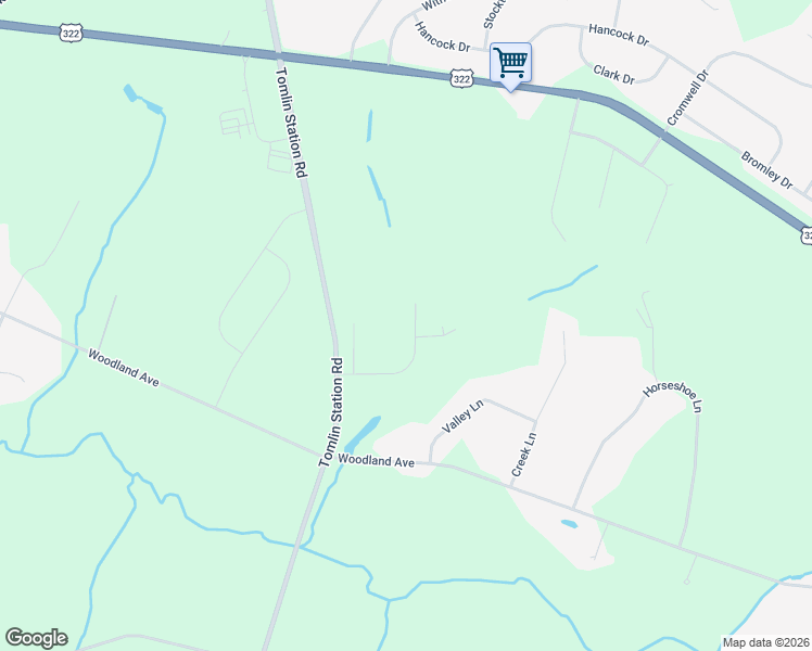 map of restaurants, bars, coffee shops, grocery stores, and more near 121 Juniper Drive in Harrison Township