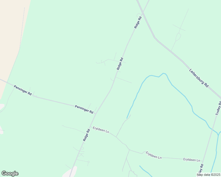 map of restaurants, bars, coffee shops, grocery stores, and more near 14195 Ridge Road in Waynesboro
