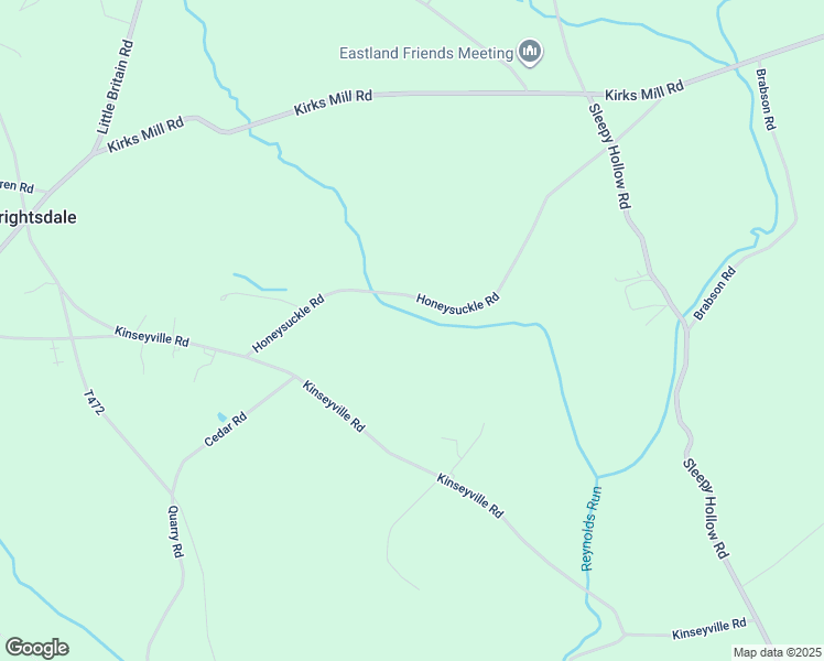 map of restaurants, bars, coffee shops, grocery stores, and more near 165 Honeysuckle Road in Nottingham
