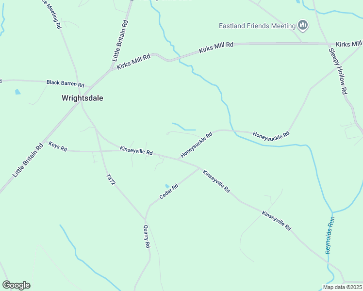 map of restaurants, bars, coffee shops, grocery stores, and more near 194 Honeysuckle Road in Lancaster County