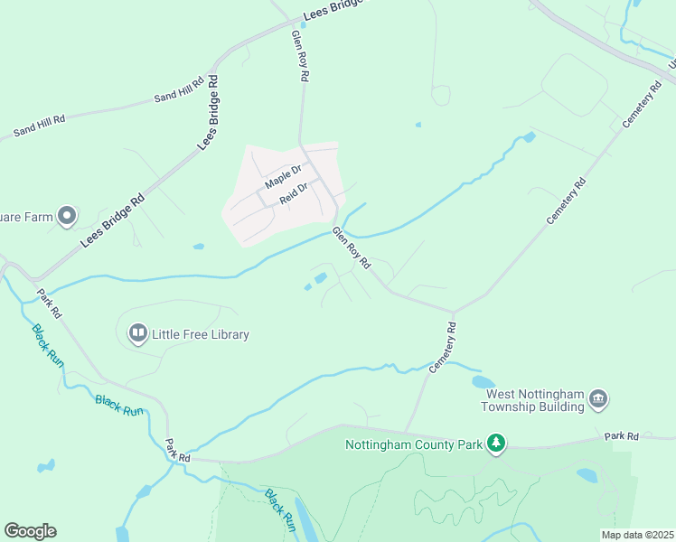 map of restaurants, bars, coffee shops, grocery stores, and more near 122 Hickory Drive in Chester County