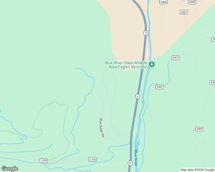 map of restaurants, bars, coffee shops, grocery stores, and more near 1047 Blue Ridge Road in Silverthorne