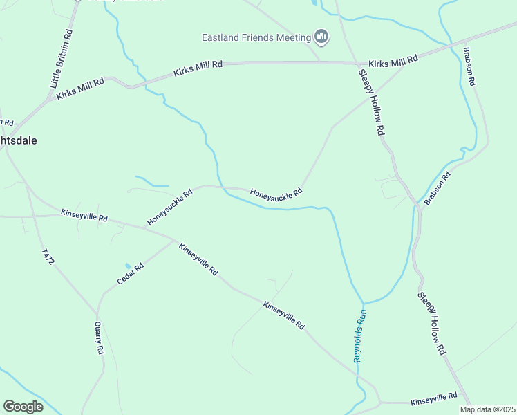 map of restaurants, bars, coffee shops, grocery stores, and more near 165 Honeysuckle Road in Nottingham