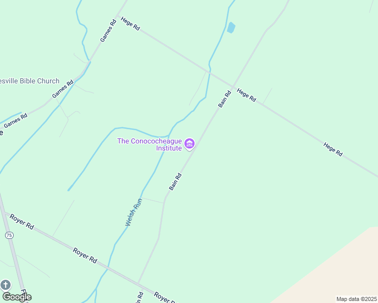 map of restaurants, bars, coffee shops, grocery stores, and more near 12995 Bain Road in Mercersburg
