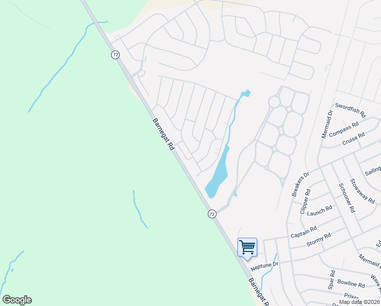 map of restaurants, bars, coffee shops, grocery stores, and more near 12 Sycamore Access Road in Stafford Township