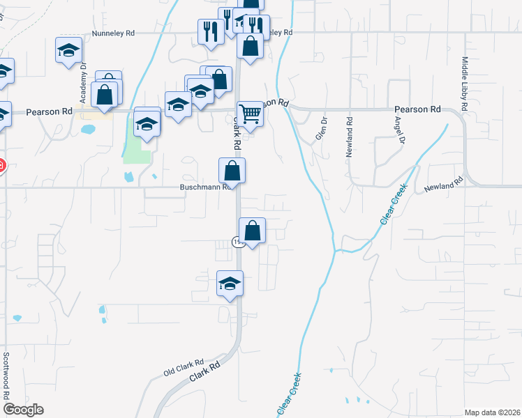 map of restaurants, bars, coffee shops, grocery stores, and more near 1117 Noffsinger Lane in Paradise