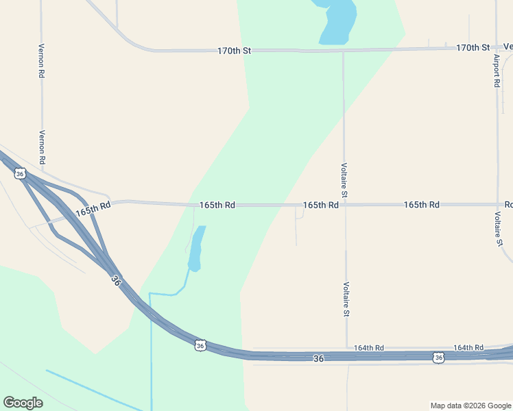 map of restaurants, bars, coffee shops, grocery stores, and more near 165th Street in Wathena