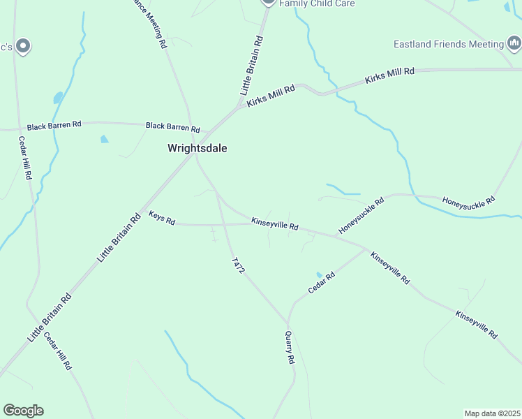 map of restaurants, bars, coffee shops, grocery stores, and more near 256 Kinseyville Road in Nottingham