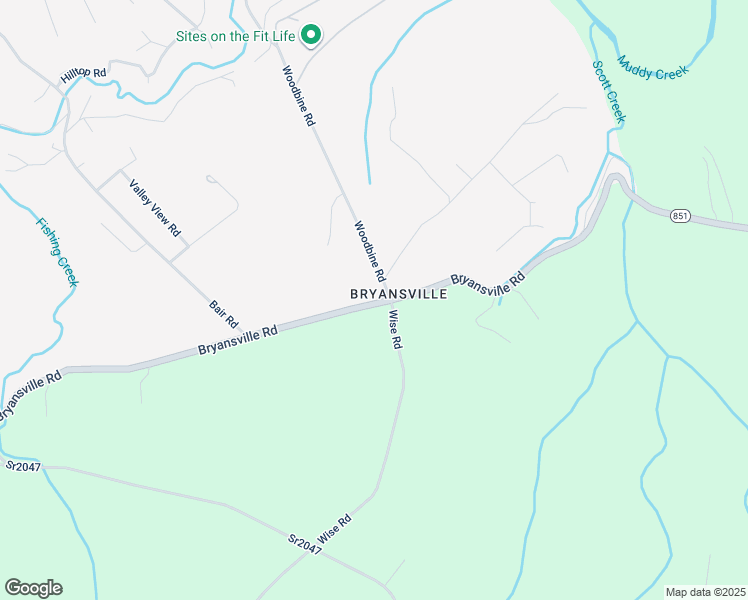 map of restaurants, bars, coffee shops, grocery stores, and more near 2367 Bryansville Road in Delta