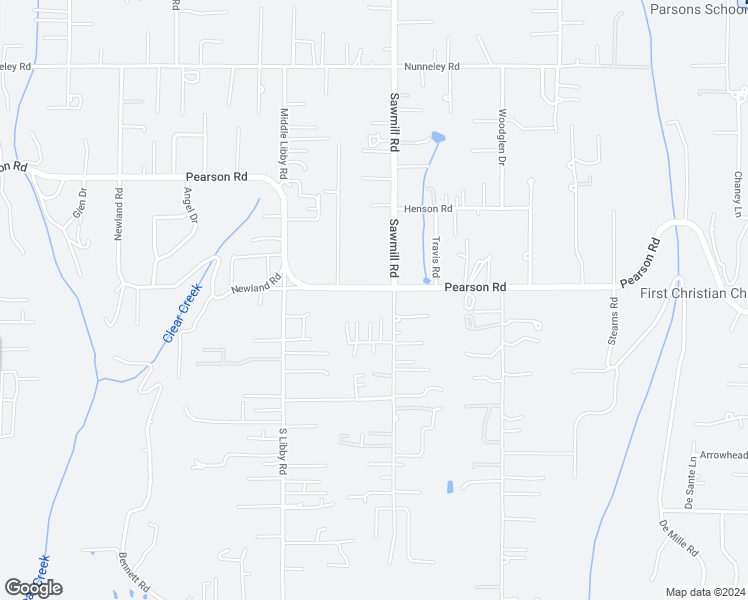 map of restaurants, bars, coffee shops, grocery stores, and more near 1176 Pearson Road in Paradise