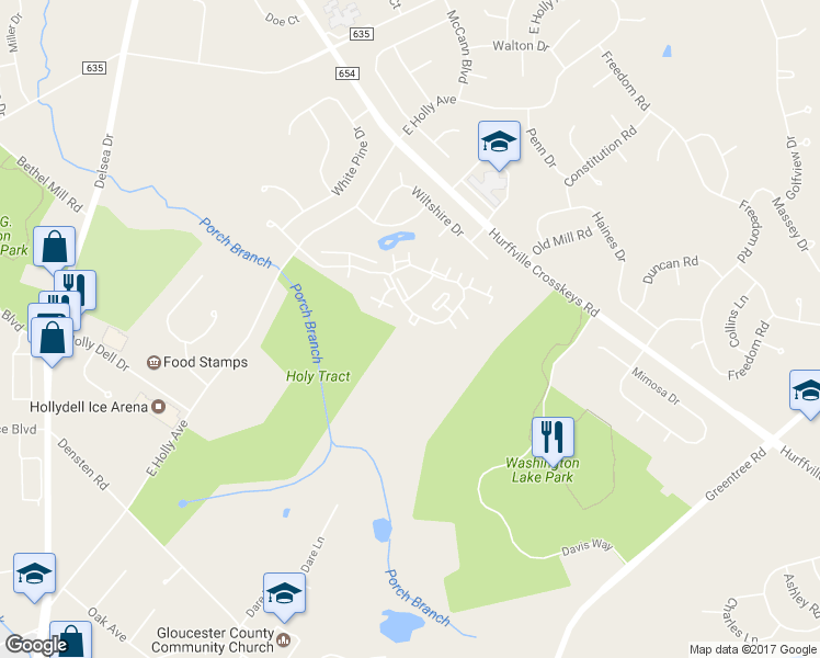 map of restaurants, bars, coffee shops, grocery stores, and more near 611 Hartland Court in Washington Township