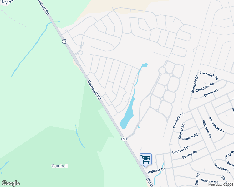 map of restaurants, bars, coffee shops, grocery stores, and more near 2B Magnolia Road in Stafford Township