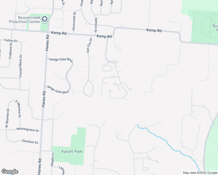 map of restaurants, bars, coffee shops, grocery stores, and more near 2067 Terrace Glen Court in Dayton
