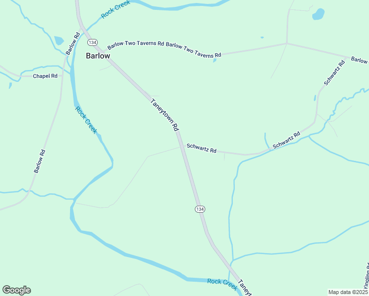 map of restaurants, bars, coffee shops, grocery stores, and more near 2610 Taneytown Road in Gettysburg