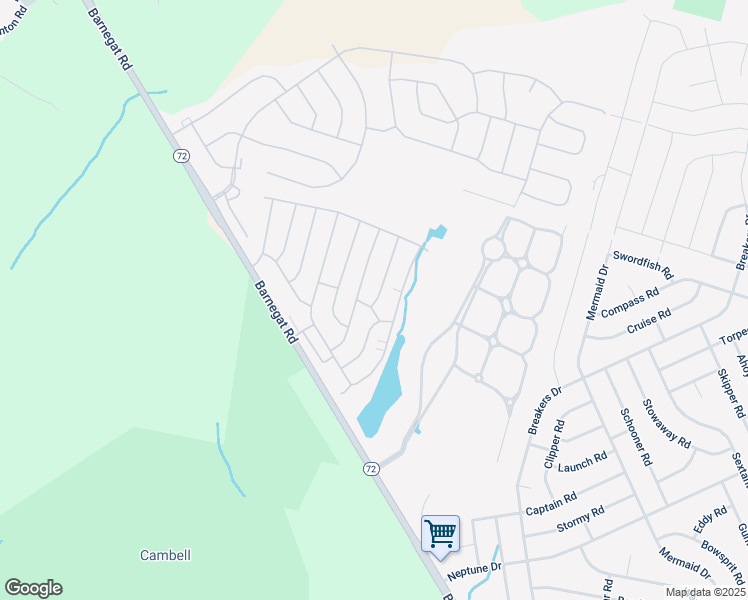 map of restaurants, bars, coffee shops, grocery stores, and more near 10 Acorn Road in Stafford Township