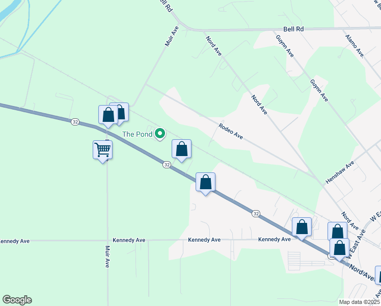 map of restaurants, bars, coffee shops, grocery stores, and more near 26 Regent Lane in Chico