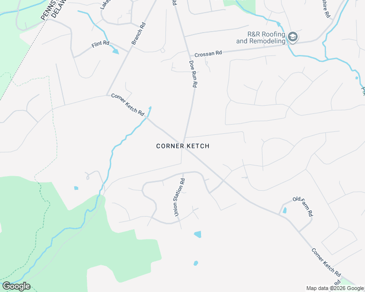 map of restaurants, bars, coffee shops, grocery stores, and more near Corner Ketch Road in Newark