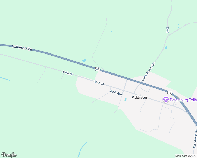 map of restaurants, bars, coffee shops, grocery stores, and more near 7044 National Pike in Addison
