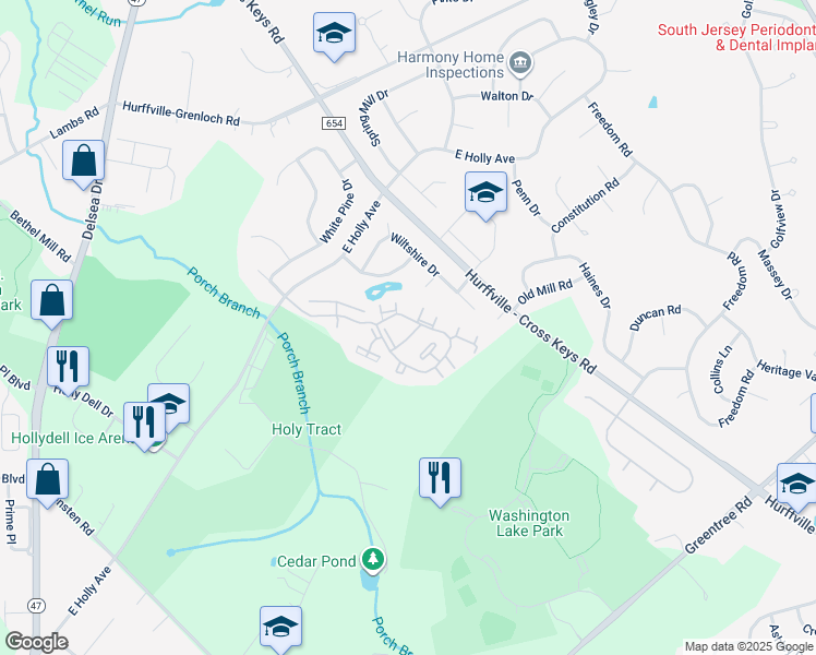 map of restaurants, bars, coffee shops, grocery stores, and more near 903 Fitch Court in Washington Township